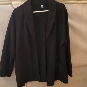 Soft pull on sweater cardigan